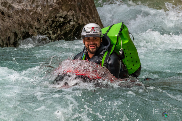 photo hydrospeed nage eau vive verdon